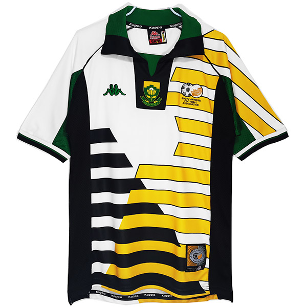 South Africa home retro jersey soccer uniform men's first football top shirt 1998
